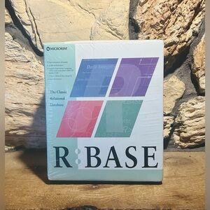 Microrim The Classic Relational Database R:Base 5.5 For Windows-Brand New/Sealed